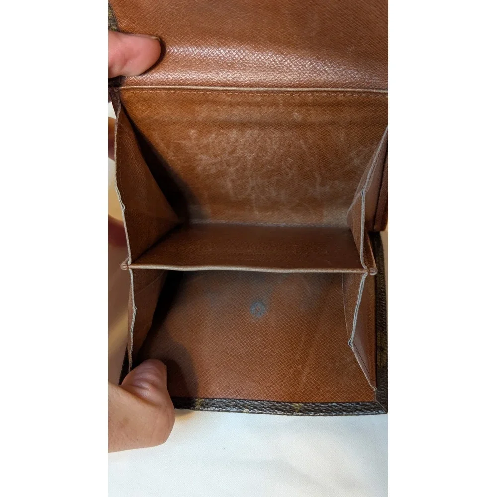 Louis Vuitton, Brown Mono, Mens Multiple‎ Tri-fold Wallet